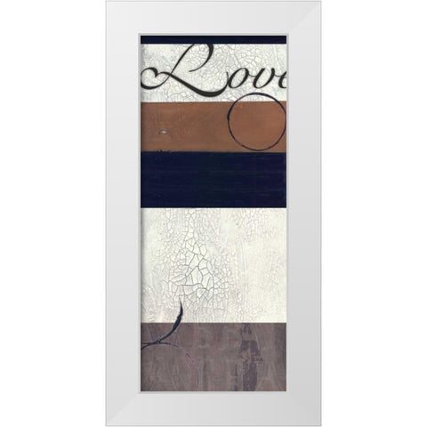 . White Modern Wood Framed Art Print by Haynes, Smith