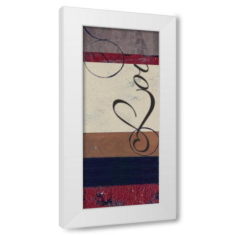 . White Modern Wood Framed Art Print by Haynes, Smith