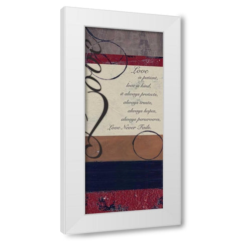 . White Modern Wood Framed Art Print by Haynes, Smith