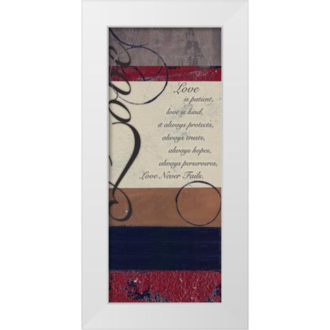 . White Modern Wood Framed Art Print by Haynes, Smith