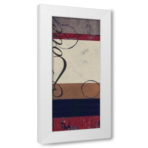 . White Modern Wood Framed Art Print by Haynes, Smith