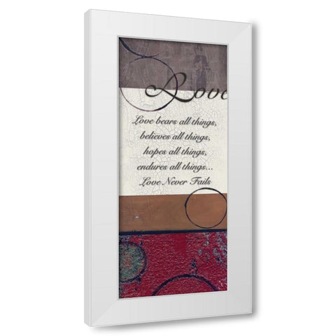 . White Modern Wood Framed Art Print by Haynes, Smith