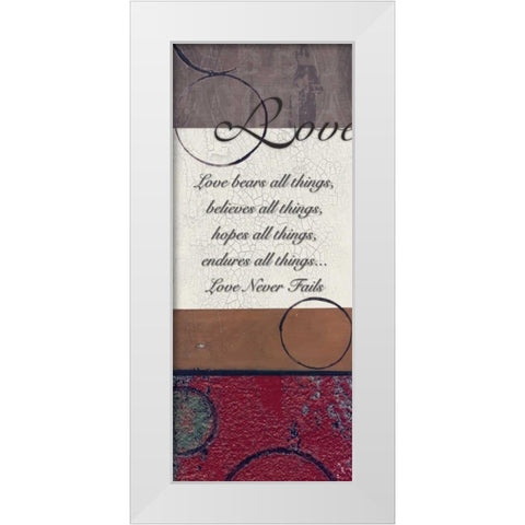 . White Modern Wood Framed Art Print by Haynes, Smith