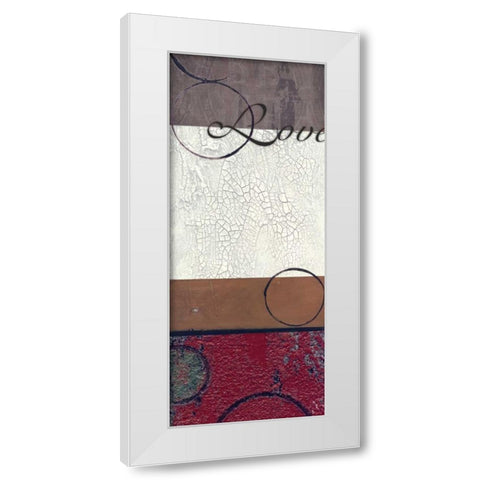 . White Modern Wood Framed Art Print by Haynes, Smith