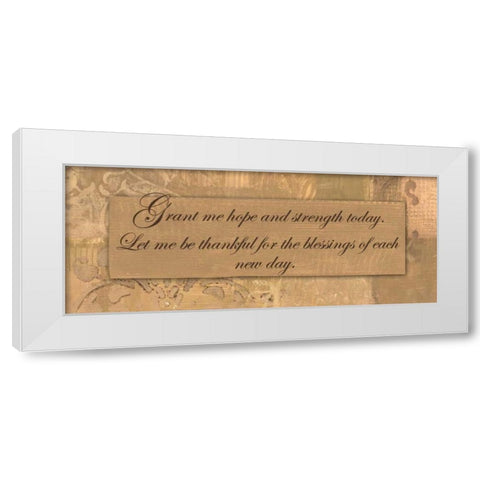 . White Modern Wood Framed Art Print by Haynes, Smith