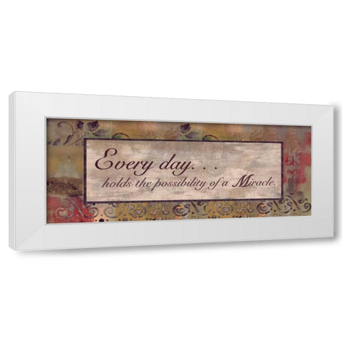 . White Modern Wood Framed Art Print by Haynes, Smith