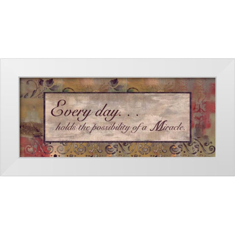 . White Modern Wood Framed Art Print by Haynes, Smith