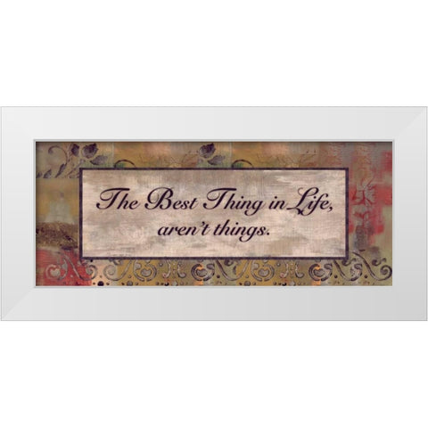 . White Modern Wood Framed Art Print by Haynes, Smith