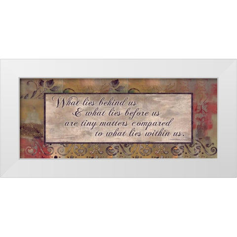 . White Modern Wood Framed Art Print by Haynes, Smith