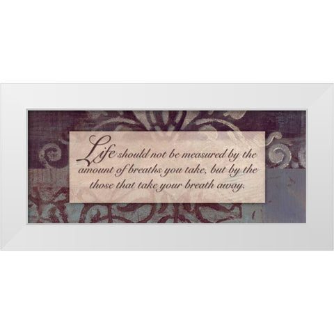 . White Modern Wood Framed Art Print by Haynes, Smith