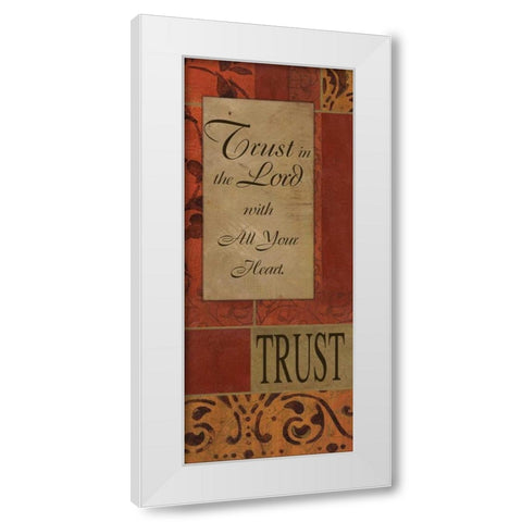 . White Modern Wood Framed Art Print by Haynes, Smith