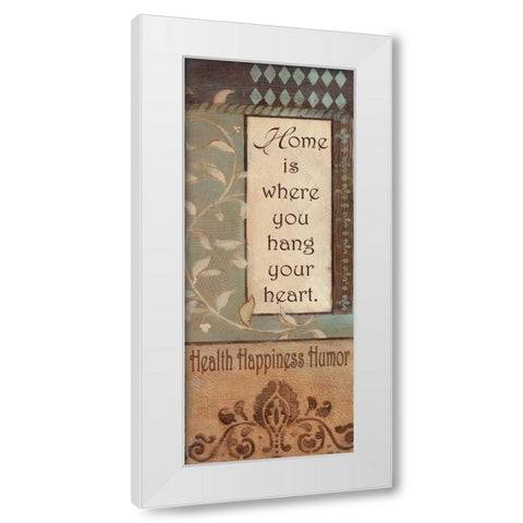 . White Modern Wood Framed Art Print by Haynes, Smith