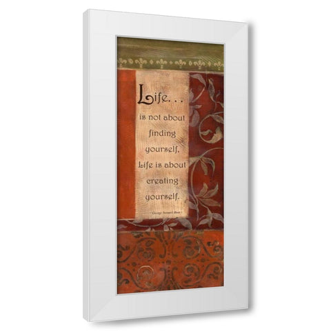 . White Modern Wood Framed Art Print by Haynes, Smith