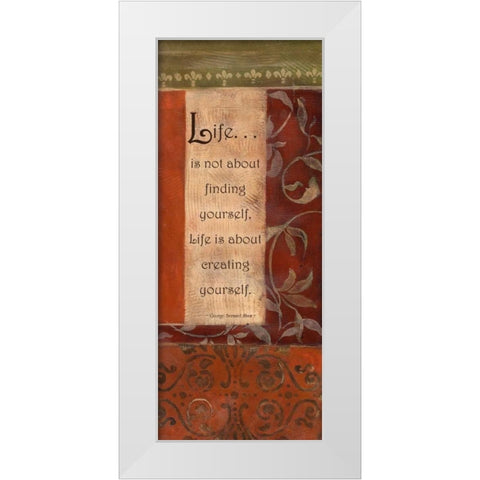 . White Modern Wood Framed Art Print by Haynes, Smith