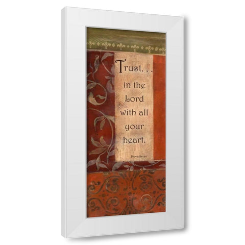 . White Modern Wood Framed Art Print by Haynes, Smith