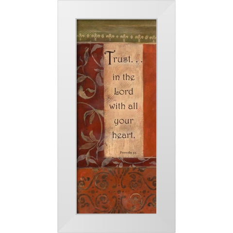 . White Modern Wood Framed Art Print by Haynes, Smith