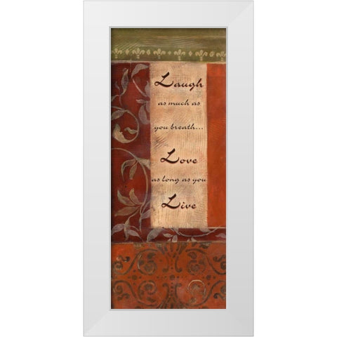 . White Modern Wood Framed Art Print by Haynes, Smith