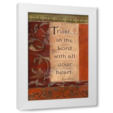 . White Modern Wood Framed Art Print by Haynes, Smith