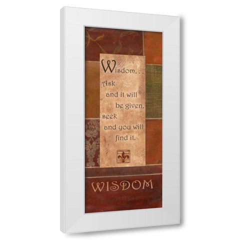 . White Modern Wood Framed Art Print by Haynes, Smith