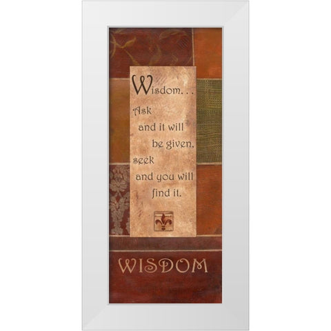 . White Modern Wood Framed Art Print by Haynes, Smith