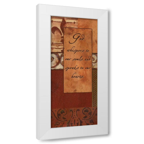 . White Modern Wood Framed Art Print by Haynes, Smith