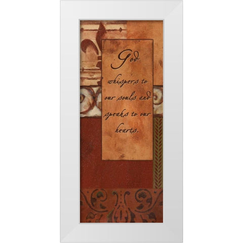 . White Modern Wood Framed Art Print by Haynes, Smith