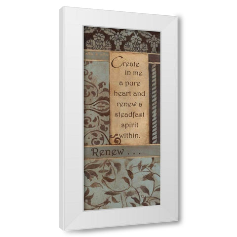 . White Modern Wood Framed Art Print by Haynes, Smith