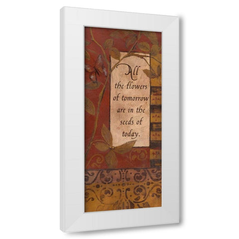 . White Modern Wood Framed Art Print by Haynes, Smith
