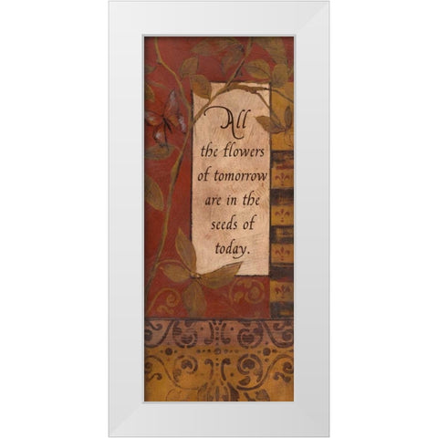 . White Modern Wood Framed Art Print by Haynes, Smith