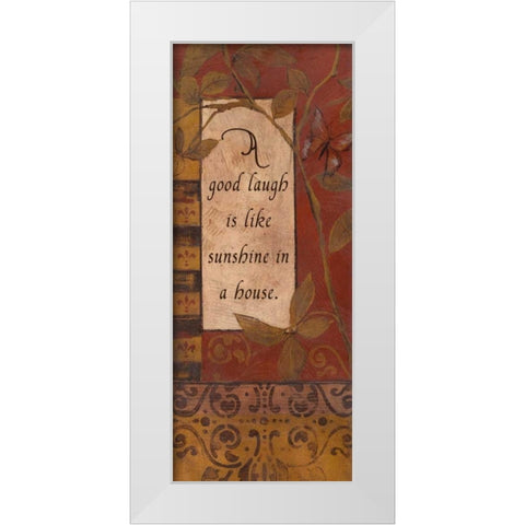 . White Modern Wood Framed Art Print by Haynes, Smith
