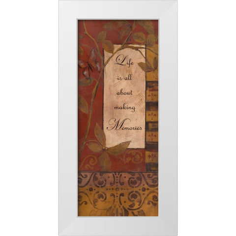 . White Modern Wood Framed Art Print by Haynes, Smith