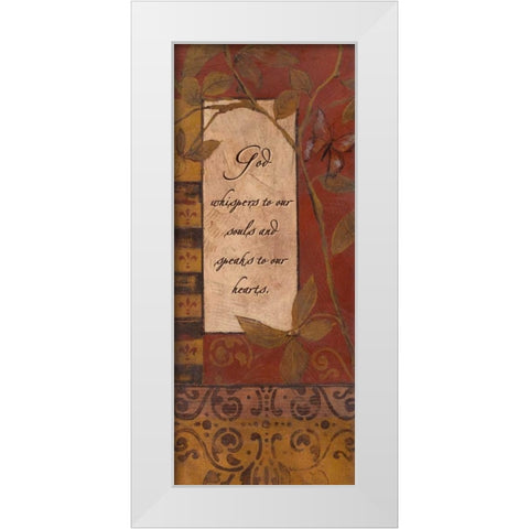 . White Modern Wood Framed Art Print by Haynes, Smith