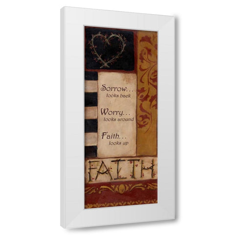. White Modern Wood Framed Art Print by Haynes, Smith