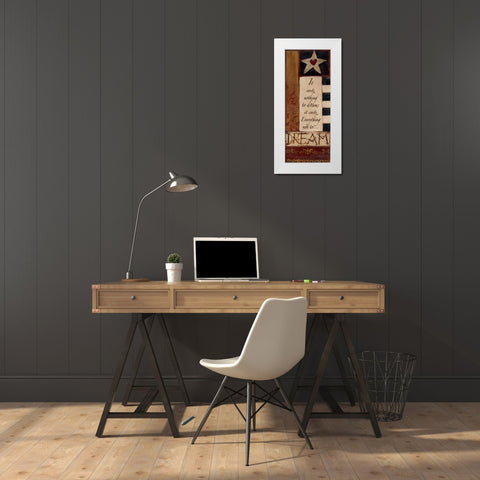 . White Modern Wood Framed Art Print by Haynes, Smith