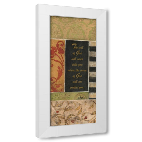 . White Modern Wood Framed Art Print by Haynes, Smith