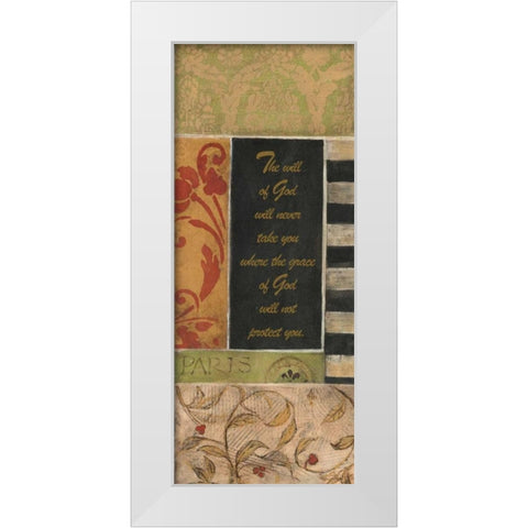. White Modern Wood Framed Art Print by Haynes, Smith