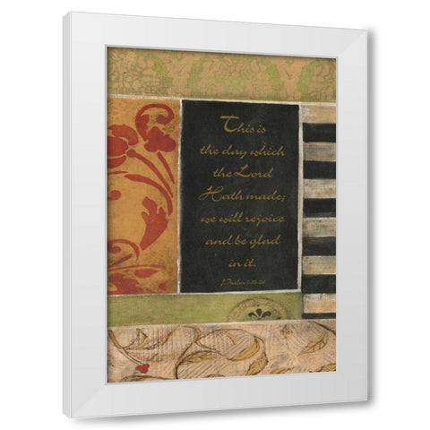 . White Modern Wood Framed Art Print by Haynes, Smith