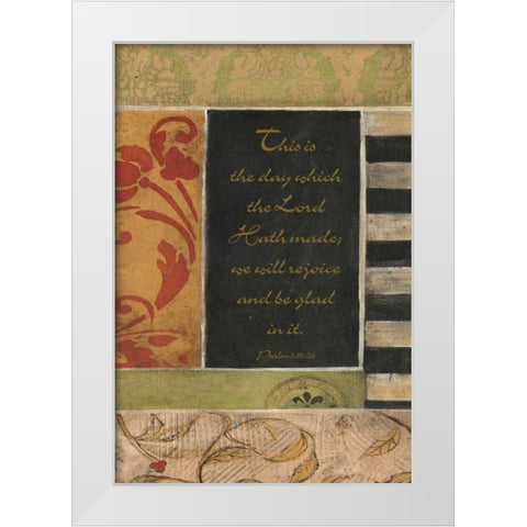 . White Modern Wood Framed Art Print by Haynes, Smith