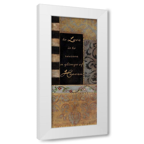 . White Modern Wood Framed Art Print by Haynes, Smith