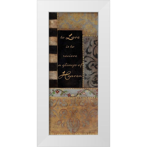 . White Modern Wood Framed Art Print by Haynes, Smith