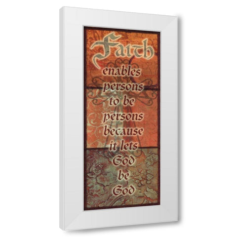 . White Modern Wood Framed Art Print by Haynes, Smith