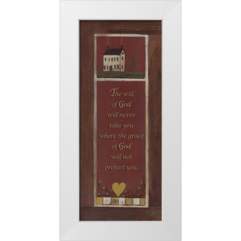 . White Modern Wood Framed Art Print by Haynes, Smith
