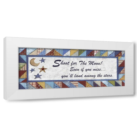 . White Modern Wood Framed Art Print by Haynes, Smith