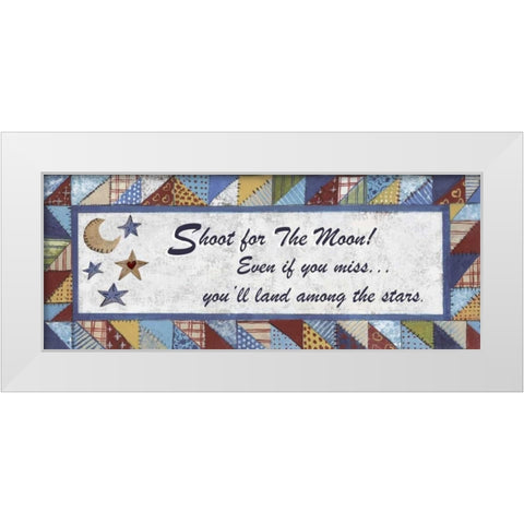 . White Modern Wood Framed Art Print by Haynes, Smith
