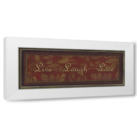 . White Modern Wood Framed Art Print by Haynes, Smith