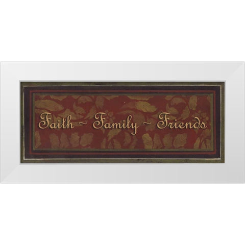 . White Modern Wood Framed Art Print by Haynes, Smith