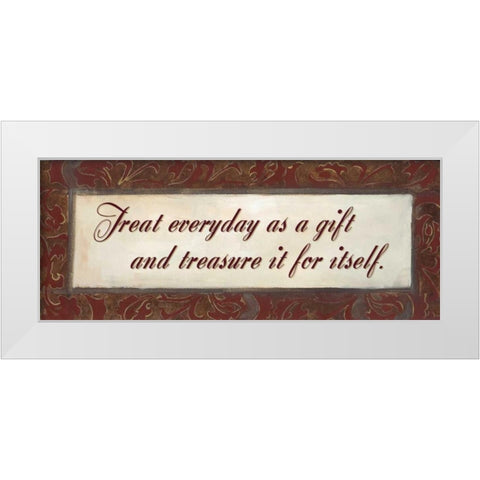 . White Modern Wood Framed Art Print by Haynes, Smith