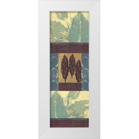 . White Modern Wood Framed Art Print by Haynes, Smith