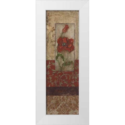 . White Modern Wood Framed Art Print by Haynes, Smith