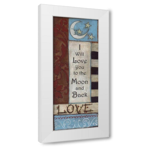 . White Modern Wood Framed Art Print by Haynes, Smith